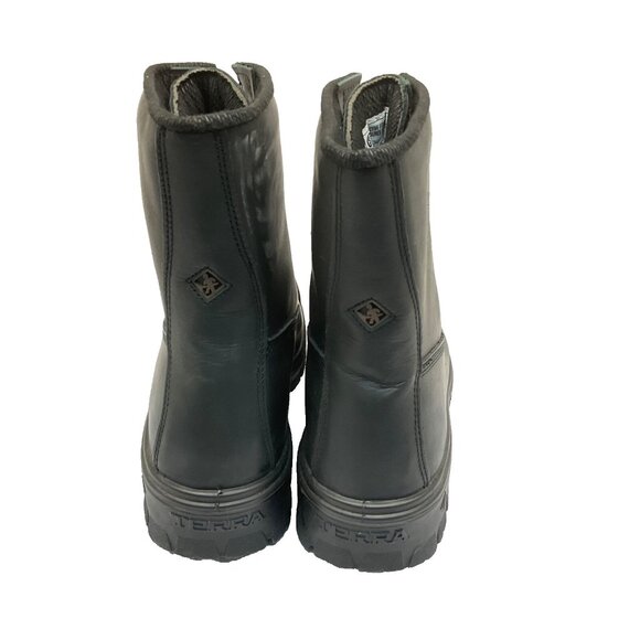 Terra Men's 8'' Sentry Comp. Toe Comp. Plate Work Boots Black Leather Size 13M - Picture 3 of 8